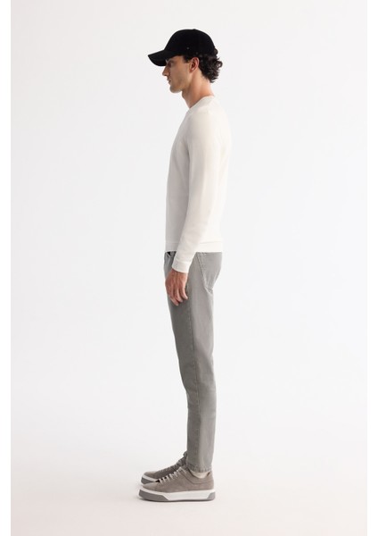 Erkek Ekru Yüksek Bisiklet Yaka Rayon Triko Regular Fit Kazak A42Y5001 fırsatları