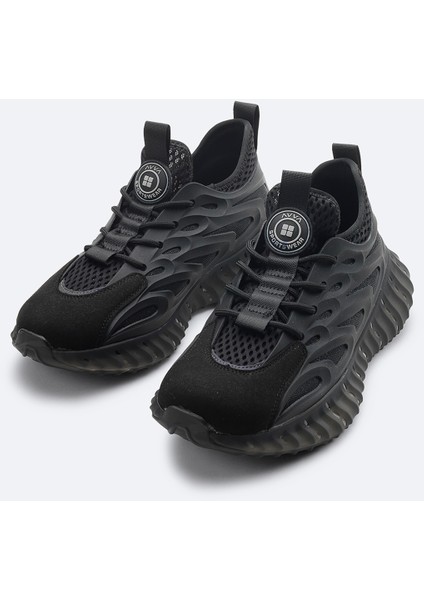 Erkek Siyah Nefes Alan Hafif Sneaker Ayakkabı A41Y8023 fiyatları