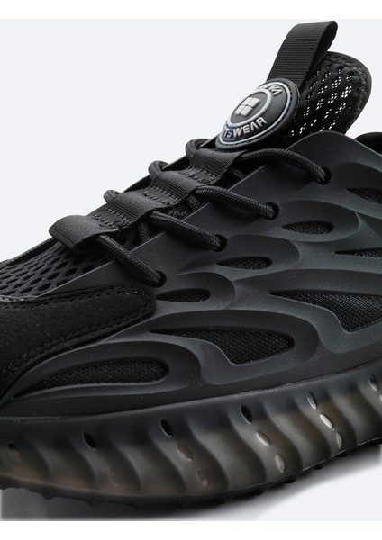 Erkek Siyah Nefes Alan Hafif Sneaker Ayakkabı A41Y8023 modelleri