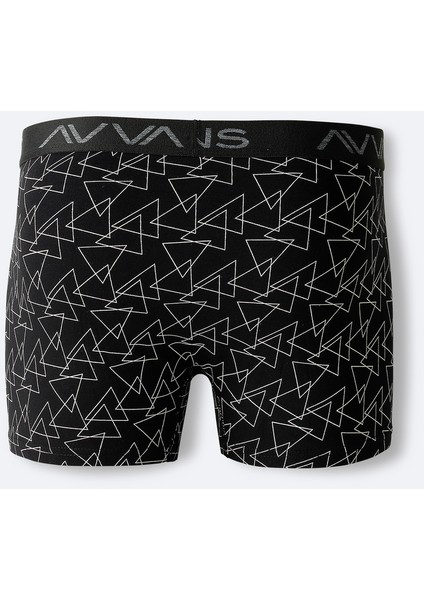 Erkek Siyah Desenli Pamuklu Tekli Regular Fit Boxer A42Y9533 fiyatları