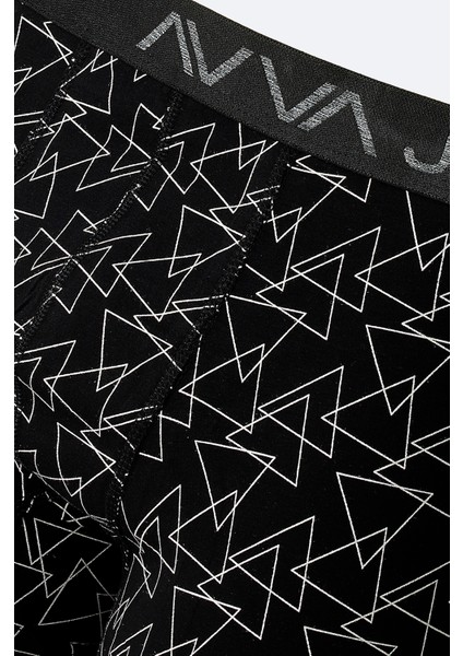 Erkek Siyah Desenli Pamuklu Tekli Regular Fit Boxer A42Y9533 modelleri