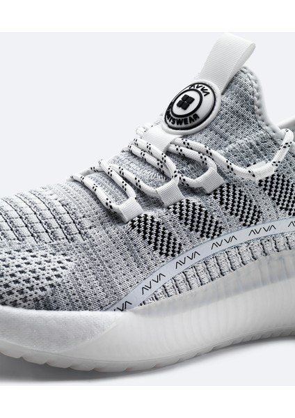 Erkek Açık Gri Nefes Alan Hafif Sneaker Ayakkabı A41Y8026 modelleri