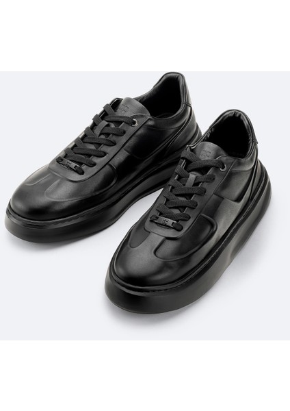 Erkek Siyah %100 Deri Esnek Taban Hafif Casual Ayakkabı A52Y8019 fiyatları