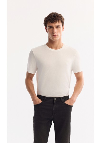 Erkek Kahverengi Klasik Bel Pamuklu Eskitme Yıkamalı Berlin Slim Fit Jean Pantolon A52Y3501 modelleri