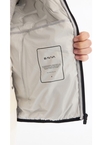 Erkek Gri Dik Yaka Su İtici Rüzgar Geçirmez Şişme Hafif Comfort Fit Mont A42Y6154 indirimleri