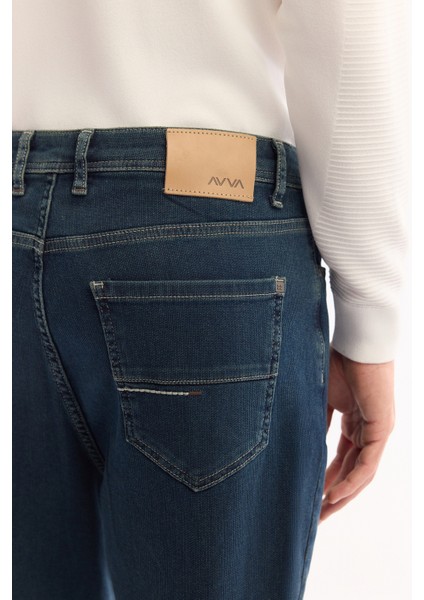 Erkek İndigo Pamuklu Oslo Carrot Fit Jean Pantolon A51Y3552 indirimleri