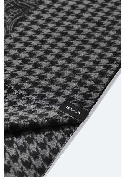 Erkek Siyah Viskon Karışımlı Püsküllü Desenli Şal A42y9408 modelleri