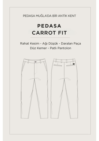 Erkek Gri Yanı Lastikli Kadife Fitilli Carrot Fit Pantolon A52Y3039 fiyatları