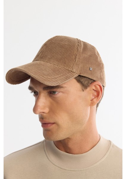 Erkek Vizon %100 Pamuk Fitilli Kadife Spor Şapkası A42Y9283 fırsatları