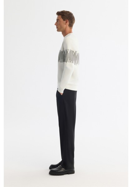 Erkek Ekru Bisiklet Yaka Sweatshirt B001203 modelleri