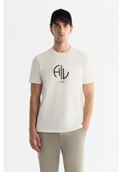 Erkek Vizon Yanı Lastikli Yumuşak Tuşeli Duble Paça Slim Fit Pantolon A42Y3007