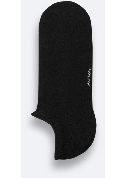 Erkek Siyah Pamuklu Sneaker Çorap B008553