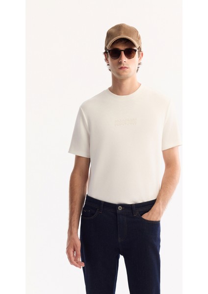 Erkek Lacivert Klasik Bel Pamuklu Rins Yıkamalı Berlin Slim Fit Jean Pantolon A52Y3531 modelleri