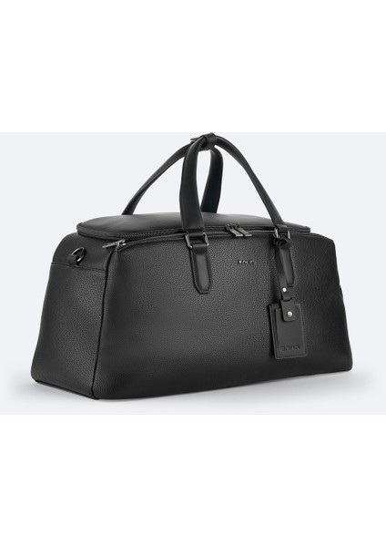Erkek Siyah Deri Seyahat Çantası A52Y9102 fiyatları