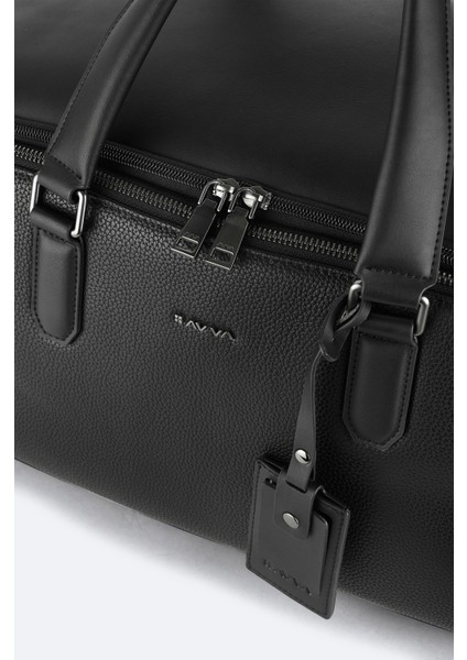 Erkek Siyah Deri Seyahat Çantası A52Y9102