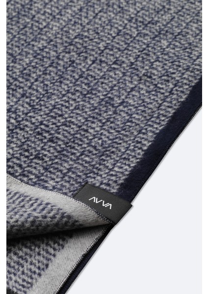 Erkek Lacivert Desenli Şal A52Y9404 fiyatları