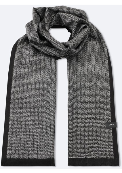 Erkek Siyah Desenli Şal A52Y9404