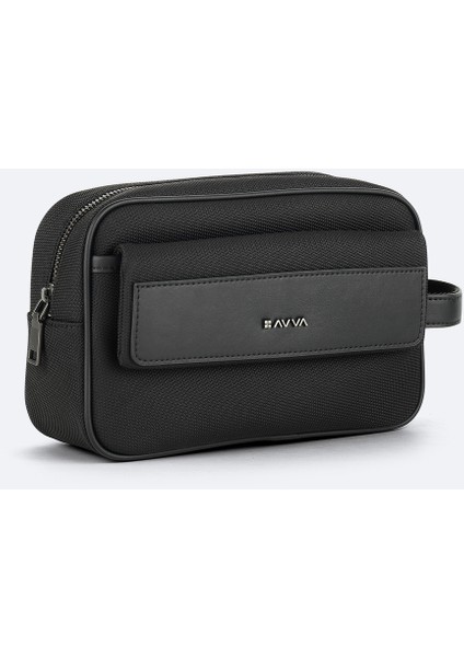 Erkek Siyah Çift Fermuarlı El Çantası A52Y9103 fiyatları