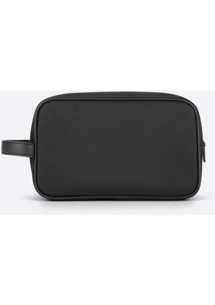 Erkek Siyah Çift Fermuarlı El Çantası A52Y9103 modelleri