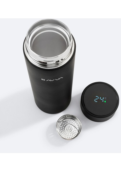 Erkek Siyah Isı Göstergeli %100 Çelik Termos 500 ML B009903 indirimleri