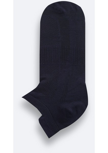 Erkek Lacivert Bambu Patik Çorap B008530
