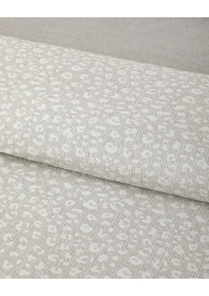 Lush Leopard Jakarlı Çift Kişilik Nevresim Takımı 200X220 cm Bej indirimleri