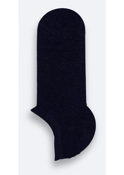 Erkek Lacivert Pamuklu Sneaker Çorap B008553