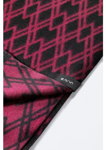 Erkek Bordo Desenli Şal A32Y9427 modelleri