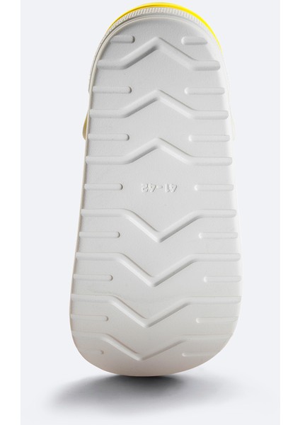 Erkek Beyaz-Sarı Eva Terlik A31Y8316 indirimleri