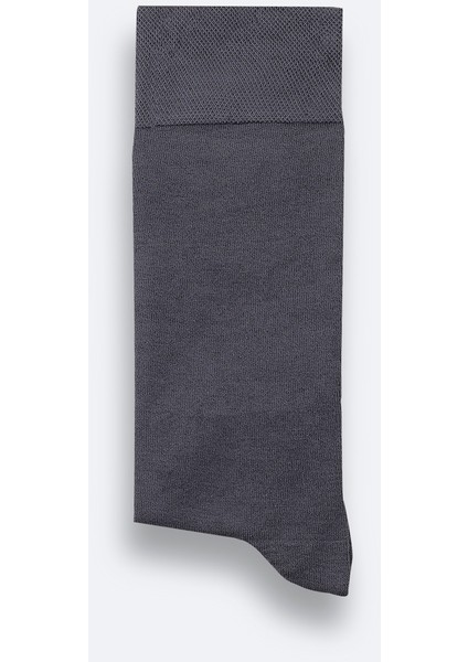 Erkek Antrasit Bambu Soket Çorap B008505