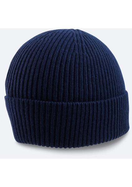 Erkek Lacivert Yün Karışımlı Logolu Fitilli Bere B009200 modelleri