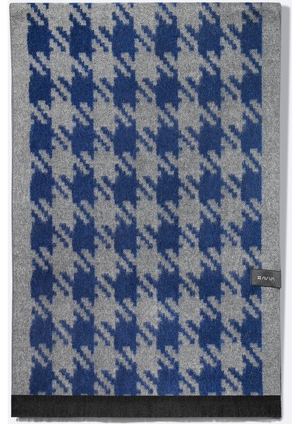 Erkek Lacivert Desenli Şal A32Y9411 fiyatları