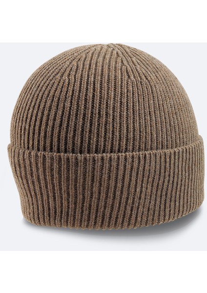 Erkek Vizon Yün Karışımlı Logolu Fitilli Bere B009200 fiyatları