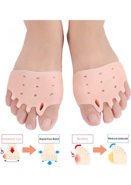 Yumuşak Silikon,morton Nörama ve Metatarsal Destekli,rahatlatıcı, Parmak Duruş Düzeltici(1 Çift) indirimleri