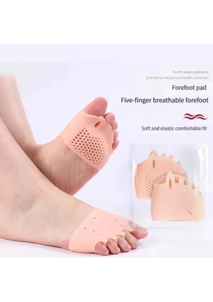 Yumuşak Silikon,morton Nörama ve Metatarsal Destekli,rahatlatıcı, Parmak Duruş Düzeltici(1 Çift)