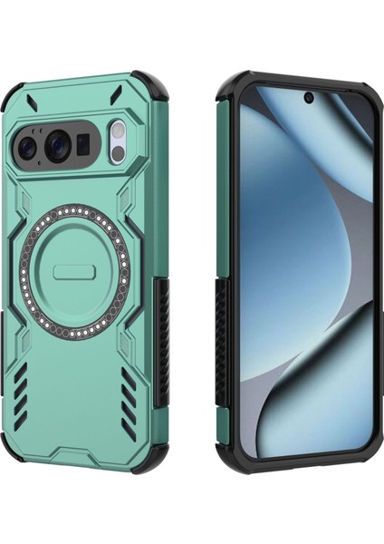 Google Pixel 10/10 Pro Magsafe Kılıf, Manyetik Düşmeye Dayanıklı Telefon Kılıfı Kapağı Google Pixel 10/10 Pro (Yurt Dışından)