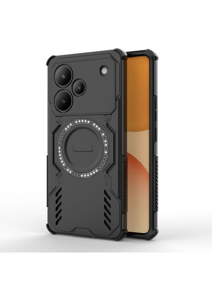 Oppo Realme P4 Pro Magsafe Kılıf, Manyetik Düşmeye Dayanıklı Telefon Kılıfı Kapağı Oppo Realme P4 Pro (Yurt Dışından)