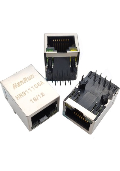 Trafolu RJ45 HR911105A Ethernet Bağlantı Soketi