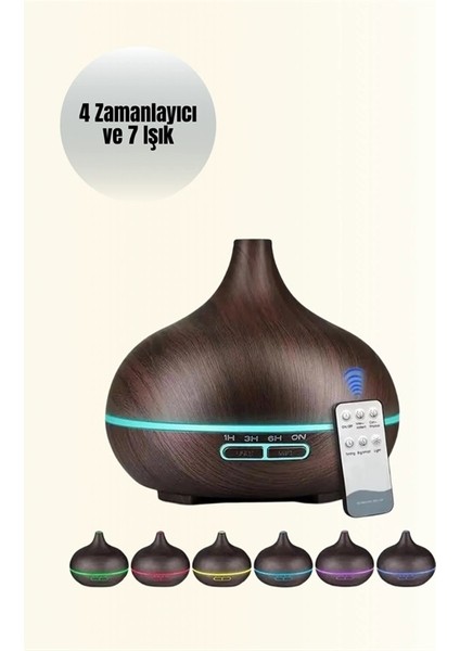 550 ml Ultrasonik Yağ Difüzörü ve Soğuk Buhar Nemlendirici indirimleri