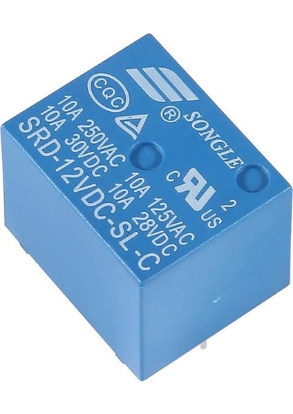 250V 10A SRD-12VDC-SL-C 12V Dc Röle 5 Pin Pcb Montaj Tip 220V No Nc Güç Rölesi fırsatları