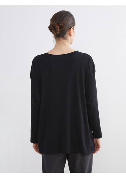 Yeni Sezon Bisiklet Yaka Büzgülü Kadın Tunik fırsatları