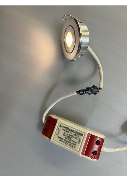 Alüminyum LED Spot 1W 3000K Gün Işığı Dekoratif modelleri