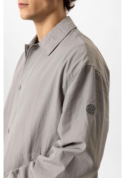 Taş Regular Fit Gömlek Yaka Mont modelleri