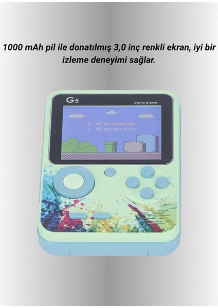 G5 Taşınabilir Retro Oyun Konsolu – Çocuk ve Yetişkinler Için modelleri