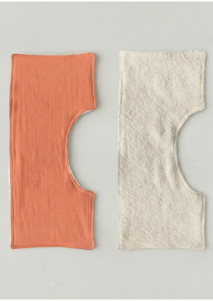 Organik Pamuk Müslin ve Havlu Tabanlı Çift Yönlü Kullanm Omuz Bezi Ağız Ter Mendili Omuz Örtüsü 2'li fırsatları