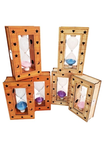 Ahşap Işıklı Kum Saati fırsatları