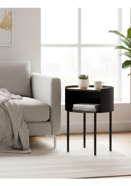 Espen Yan Sehpa & Komodin - Siyah