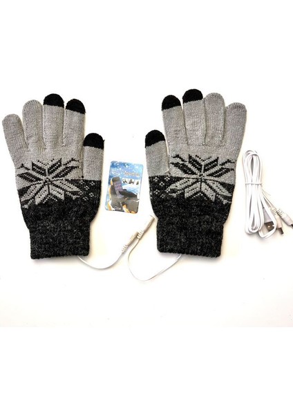 USB Sıcak Eldiven Isıtma Örme Eldiven (Yurt Dışından)
