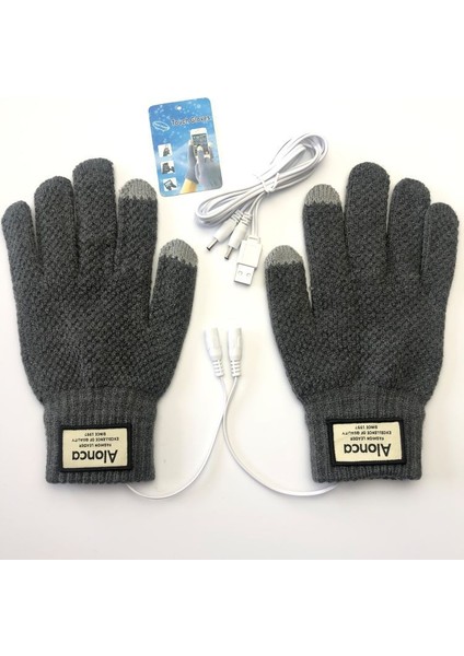 USB Sıcak Eldiven Isıtma Örme Eldiven (Yurt Dışından)