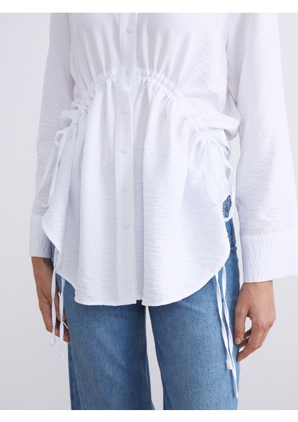 Yeni Sezon Bağlama Detaylı Kadın Gömlek Tunik modelleri